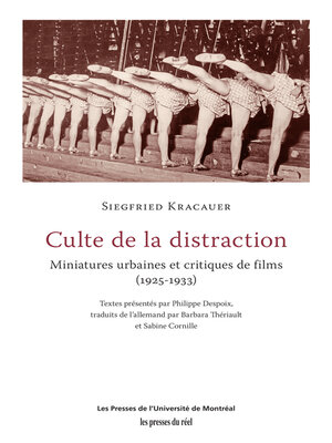 cover image of Culte de la distraction